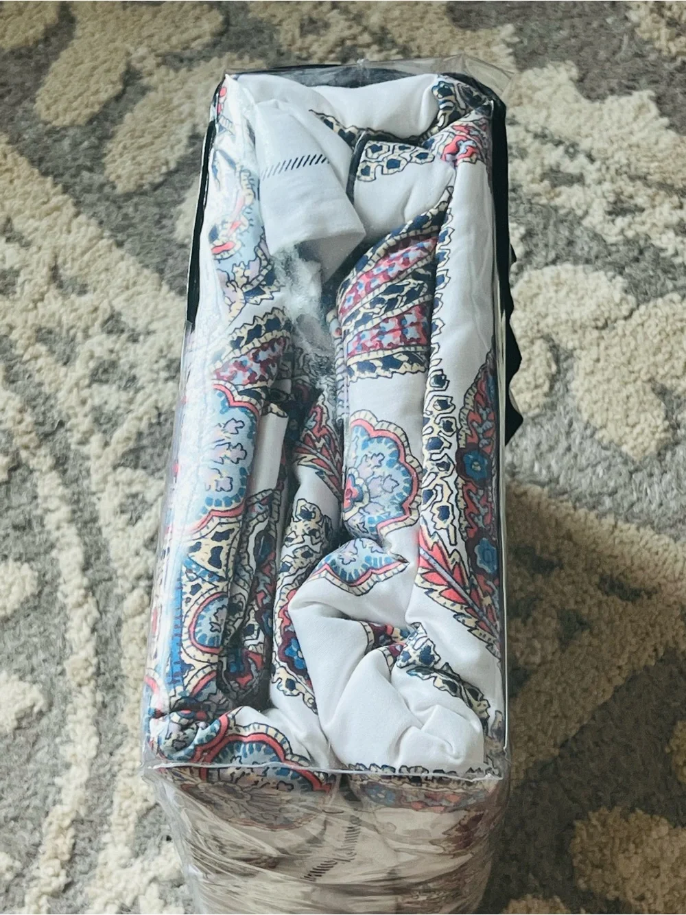 NWT❤️Lauren Ralph Lauren Carter Multi Paisley 3 Pc Full/Queen Duvet Cover Set